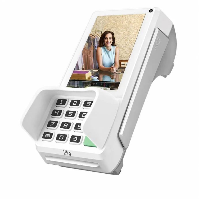 PAX A80 countertop payment terminal for K-12 school administrative payment workflows